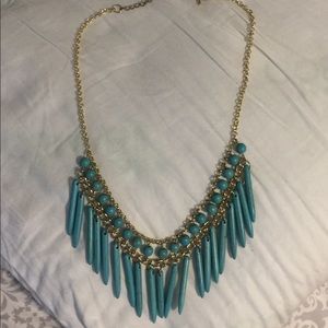 NEW Boutique Teal Statement Necklace